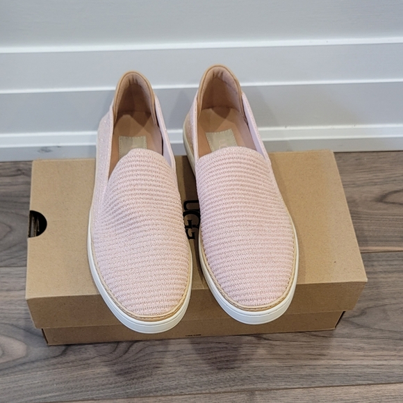 UGG Sammy Slip-On Pink Sneakers - Size 7 - Picture 5 of 9